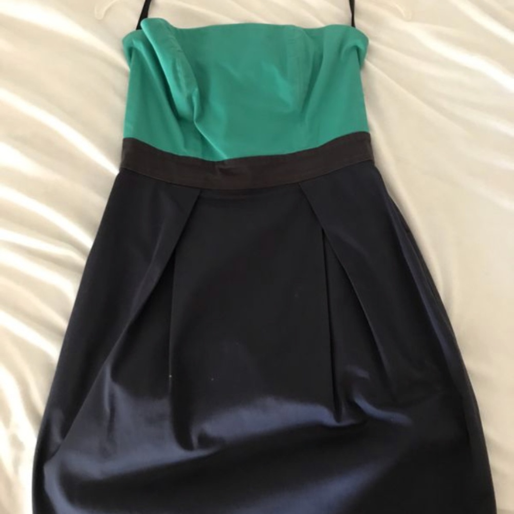 French Connection strapless cocktail dress